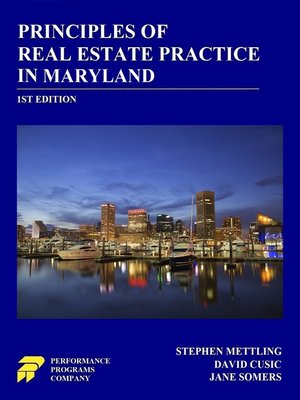 cover image of Principles of Real Estate Practice in Maryland